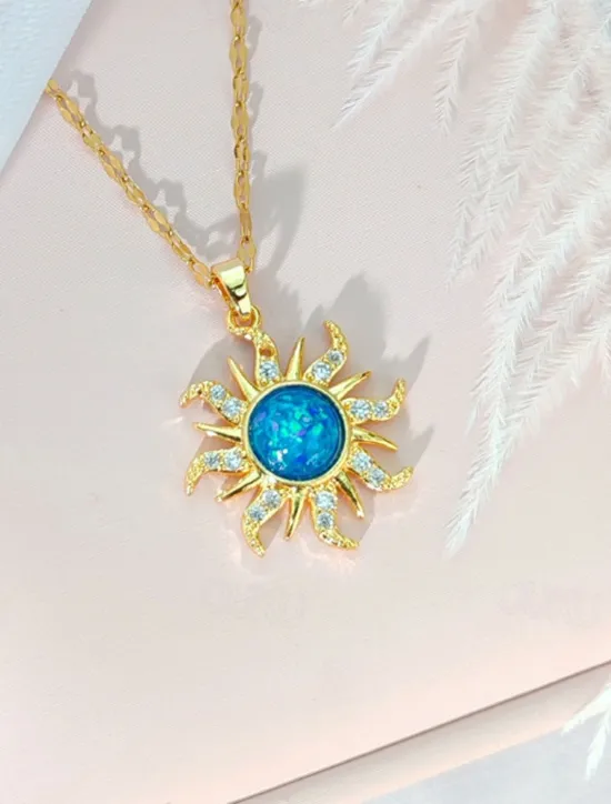 Discount Women's necklace Elegant Street Floral Necklaces Women Trendy Jewelry