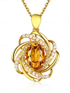 Women's necklace Fashion Outdoor Gem Necklaces Women Trendy Jewelry
