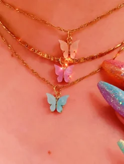 Outlet Women's necklace Fashion Outdoor Butterfly Necklaces Women Trendy Jewelry