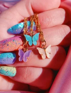 Outlet Women's necklace Fashion Outdoor Butterfly Necklaces Women Trendy Jewelry