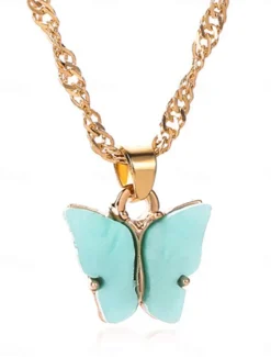 Outlet Women's necklace Fashion Outdoor Butterfly Necklaces Women Trendy Jewelry