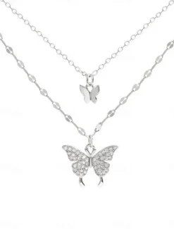 Women's necklace Fashion Outdoor Butterfly Necklaces Women Trendy Jewelry