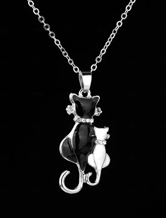 Sale Women's necklace Fashion Outdoor Cat Necklaces Women Trendy Jewelry