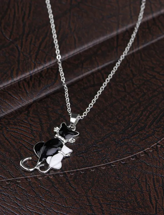 Sale Women's necklace Fashion Outdoor Cat Necklaces Women Trendy Jewelry