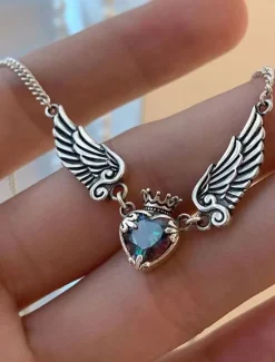 Clearance Women's necklace Fashion Outdoor Heart Necklaces Women Trendy Jewelry
