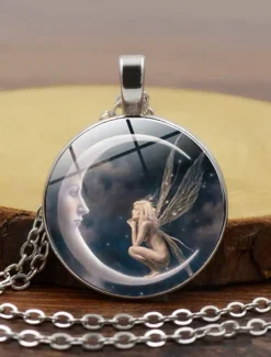 Hot Women's necklace Fashion Street Moon Necklaces Women Trendy Jewelry