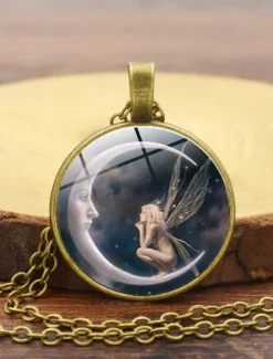 Hot Women's necklace Fashion Street Moon Necklaces Women Trendy Jewelry