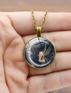 Hot Women's necklace Fashion Street Moon Necklaces Women Trendy Jewelry