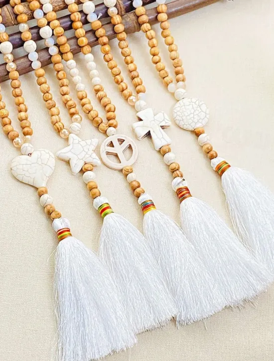 Online Women's necklace Fashion Street Color Block Necklaces Women Trendy Jewelry