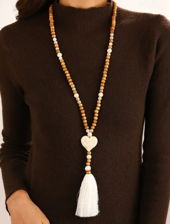 Online Women's necklace Fashion Street Color Block Necklaces Women Trendy Jewelry