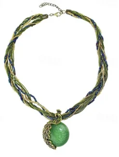 Discount Women's necklace Textured Street Geometry Necklaces Women Trendy Jewelry