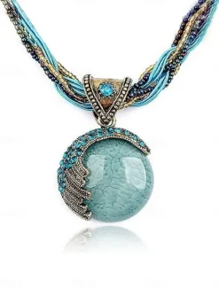 Women's necklace Vintage Outdoor Geometry Necklaces Women Trendy Jewelry
