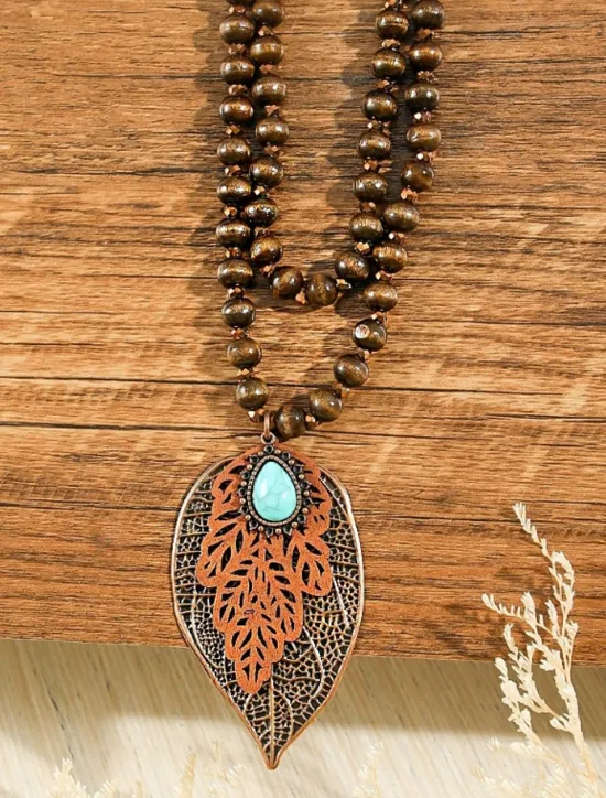 Clearance Women's necklace Vintage Street Leaf Necklaces Women Trendy Jewelry