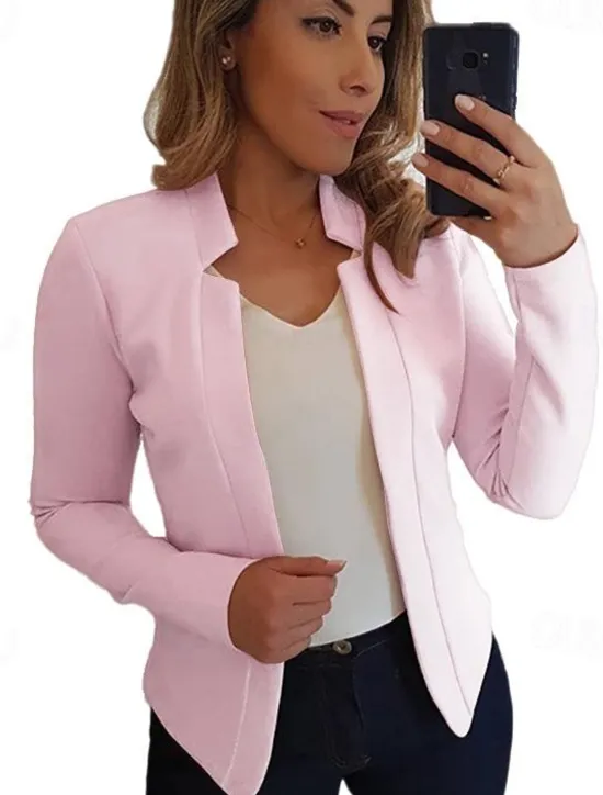 Discount Women'S New Fashion Blazer Clean Fit Long-Sleeved Cardigan Casual Suit Jacket Top Women Blazers & Suits