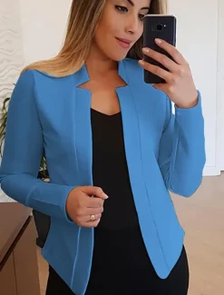 Discount Women'S New Fashion Blazer Clean Fit Long-Sleeved Cardigan Casual Suit Jacket Top Women Blazers & Suits