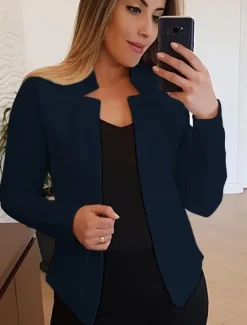 Discount Women'S New Fashion Blazer Clean Fit Long-Sleeved Cardigan Casual Suit Jacket Top Women Blazers & Suits