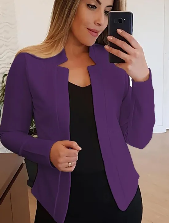 Discount Women'S New Fashion Blazer Clean Fit Long-Sleeved Cardigan Casual Suit Jacket Top Women Blazers & Suits