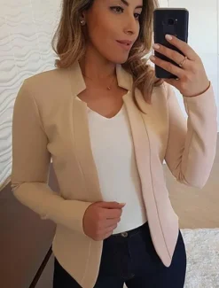 Discount Women'S New Fashion Blazer Clean Fit Long-Sleeved Cardigan Casual Suit Jacket Top Women Blazers & Suits