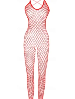 Sale Women's Normal Bodysuit Sexy Solid Color Sleeveless Backless Cut Out Home Holiday Skinny Black White Pink All Seasons Women Bodysuits