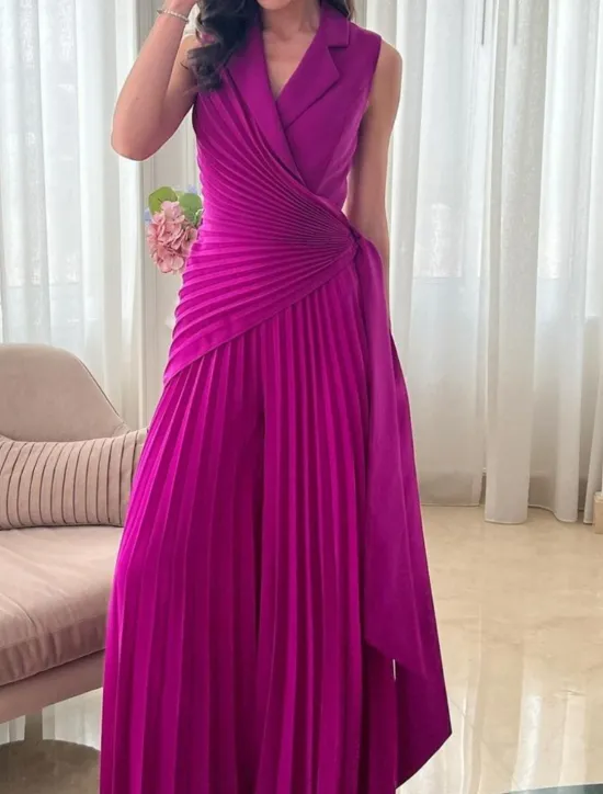 Discount Women's Normal Jumpsuit Active Solid Color Sleeveless Shirt Collar High Waist Vacation Daily Regular Fit Blue Purple Summer Women Jumpsuits