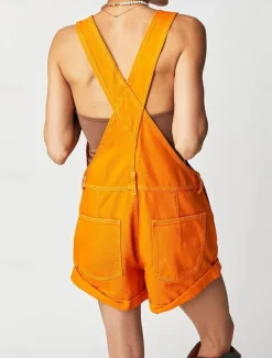 Clearance Women's Normal Jumpsuit Streetwear Solid Color Sleeveless Square Neck Pocket Street Daily Regular Fit Black White Red Summer Women Overalls