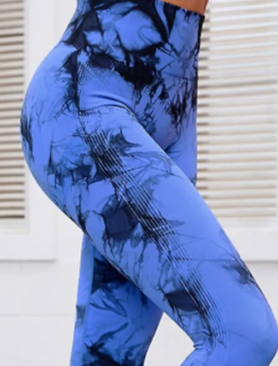 Women's Normal Slim Casual Daily Full Length High Waist Graphic Print Tummy Control Butt Lift Stretchy Sport Black Red Blue Spring Fall Skinny Women Leggings