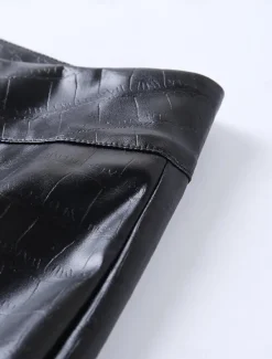 Online Women's Normal Slim Pants Trousers Leggings Fashion Streetwear Full Length High Waist Solid Color Zipper Soft Comfortable Micro-elastic Party Street Going out Fall Winter Regular Fit Women Pants