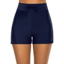 Clearance Women's Normal Swimwear Bikini Bottom Swim Shorts Shorts Swimsuit Drawstring Solid Color Beach Wear Summer Bathing Suits Women Bikinis