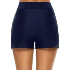 Clearance Women's Normal Swimwear Bikini Bottom Swim Shorts Shorts Swimsuit Drawstring Solid Color Beach Wear Summer Bathing Suits Women Bikinis