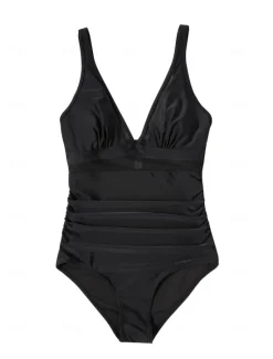 Clearance Women's Normal Swimwear Bikini Swimsuit Mesh Patchwork Beach Wear Holiday Solid Color Leopard Sleeveless Bathing Suits Women Bikinis