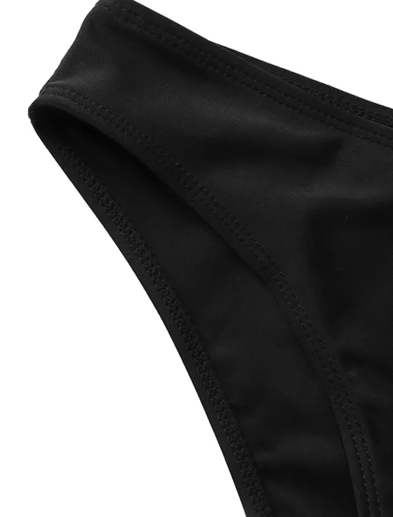 Women's Normal Swimwear Tankini 2 Piece Swimsuit 2 Piece Modest Swimwear Bandeau Strapless Vacation Beach Wear Solid Color Strap Sleeveless Bathing Suits Women Tankinis