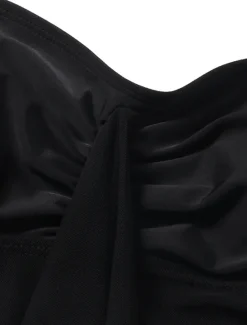 Women's Normal Swimwear Tankini 2 Piece Swimsuit 2 Piece Modest Swimwear Bandeau Strapless Vacation Beach Wear Solid Color Strap Sleeveless Bathing Suits Women Tankinis