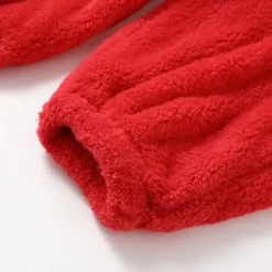 Best Women's Onesie Pure Color Warm Fashion Plush Home Daily Bed Sherpa Warm Hoodie Long Sleeve Hole Fall Winter Home Outfits Women Sleepwear