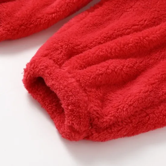 Best Women's Onesie Pure Color Warm Fashion Plush Home Daily Bed Sherpa Warm Hoodie Long Sleeve Hole Fall Winter Home Outfits Women Sleepwear