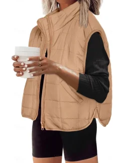 Hot Womens Outwear Vest Women Puffers & Parka