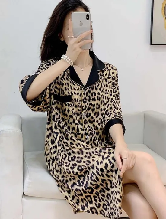 Hot Women's Pajamas Active Home Crew Neck Summer Spring Women Sleepwear