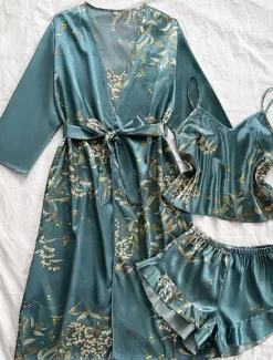 Clearance Women's Pajamas Luxury Home Summer Spring Women Pajama-Setter