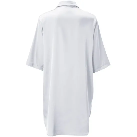 Clearance Women's Pajamas Nightgown Dress Pjs Pure Color Fashion Simple Comfort Party Home Bed Satin V Wire Half Sleeve Summer Spring Women Sleepwear