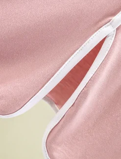 Outlet Women's Pajamas Pajama Top and Pant Sets 2 Pieces Pure Color Fashion Casual Soft Home Daily Bed Modal Breathable Lapel Long Sleeve Pant Summer Spring Home Outfits Women Pajama-Setter