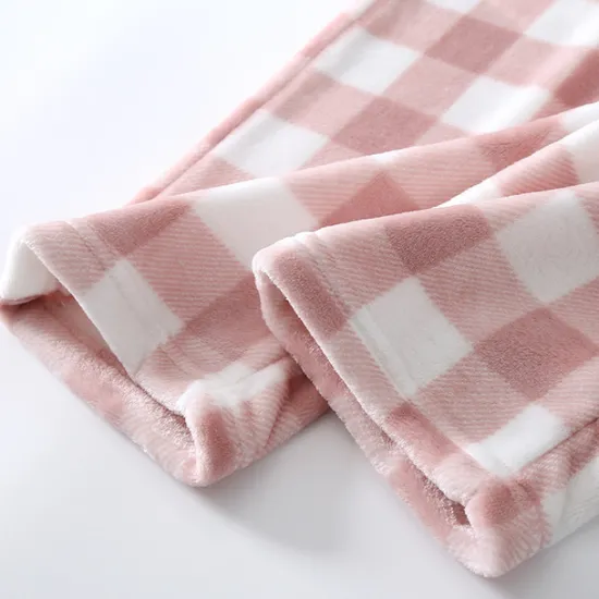 Outlet Women's Pajamas Pants Nighty Pjs 1 PCS Grid / Plaid Fashion Simple Comfort Party Home Bed Flannel Warm Breathable Long Pant Elastic Waist Print Pocket Fall Winter Home Outfits Women Sleepwear