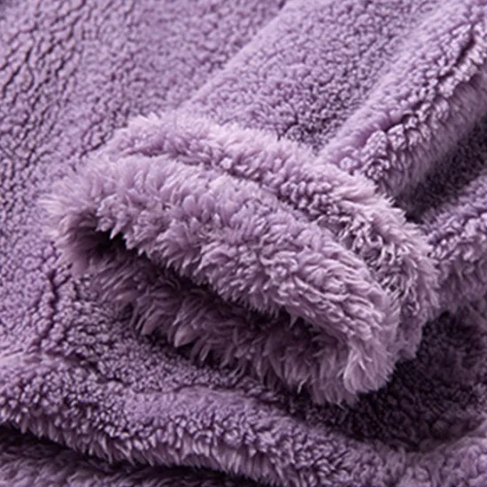 Women's Pajamas Pjs Sets 2 Pieces Pure Color Fashion Plush Comfort Home Vacation Fleece V Wire Long Sleeve Pullover Pant Elastic Waist Fall Winter Home Outfits Women Pajama-Setter