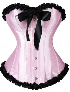 Online Women's Pajamas Pure Color Gothic Punk & Gothic Costume Party Carnival Party Masquerade Satin Breathable Sleeveless Backless Summer Spring Home Outfits Women Shapewear