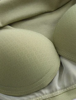 Sale Women's Pajamas Top Pure Color Fashion Sport Simple Daily Rayon Breathable Square Neck Sleeveless Tank Top Chest pads Summer Spring Home Outfits Women Lingerie