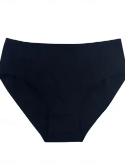 Women's Panties Pure Color Undergarments Comfort Home Daily Bed Cotton Breathable Elastic Waist Summer Spring Home Outfits Women Lingerie