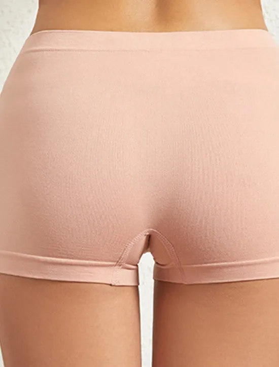 New Women's Panties Shapewear Pure Color Sport Basic Home Gyms Nylon Breathable Shorts Summer Spring Home Outfits Women Lingerie