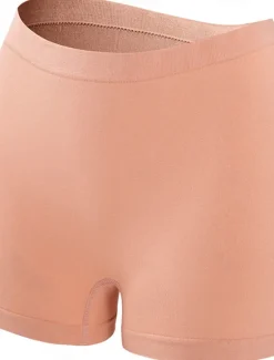 New Women's Panties Shapewear Pure Color Sport Basic Home Gyms Nylon Breathable Shorts Summer Spring Home Outfits Women Lingerie