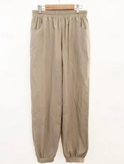 Hot Women's Pants Trousers Casual Daily Long Plain Side Pockets Breathability Comfortable Inelastic Weekend Black White Khaki Gray Spring & Summer Regular Fit Women Pants