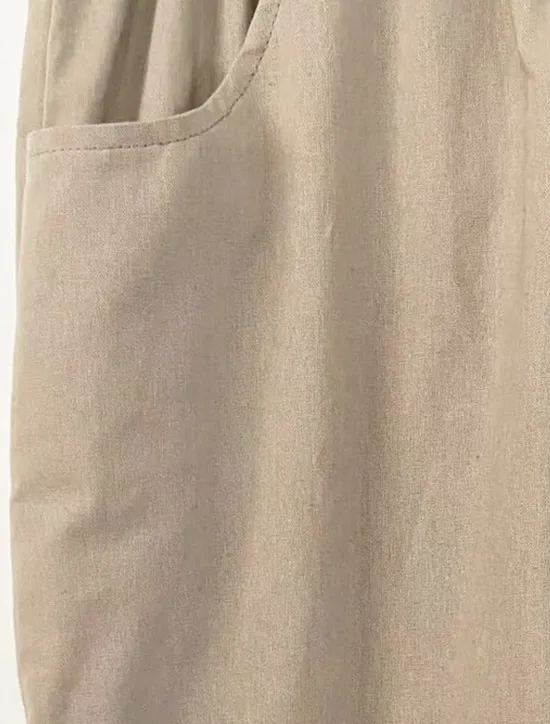 Hot Women's Pants Trousers Casual Daily Long Plain Side Pockets Breathability Comfortable Inelastic Weekend Black White Khaki Gray Spring & Summer Regular Fit Women Pants