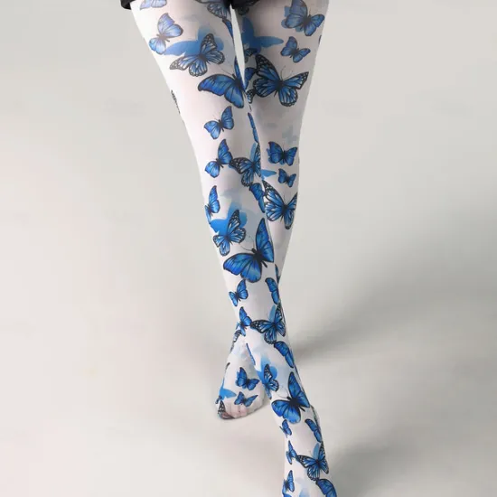 Women's Panty Hose Gift Daily Flower Acrylic Fibers Casual Boho / Bohemian Casual / Daily 1 Pair Women Socks