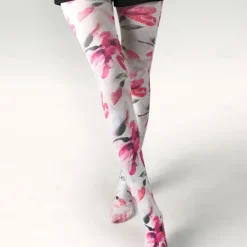 Women's Panty Hose Gift Daily Flower Acrylic Fibers Casual Boho / Bohemian Casual / Daily 1 Pair Women Socks